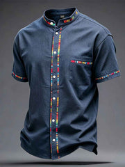 Men's Guelaguetza Mexico Art Printed Shirt