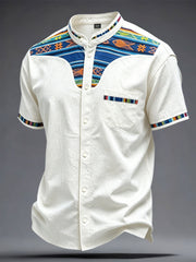 Men's Guelaguetza Mexico Art Printed Shirt gracestitchs