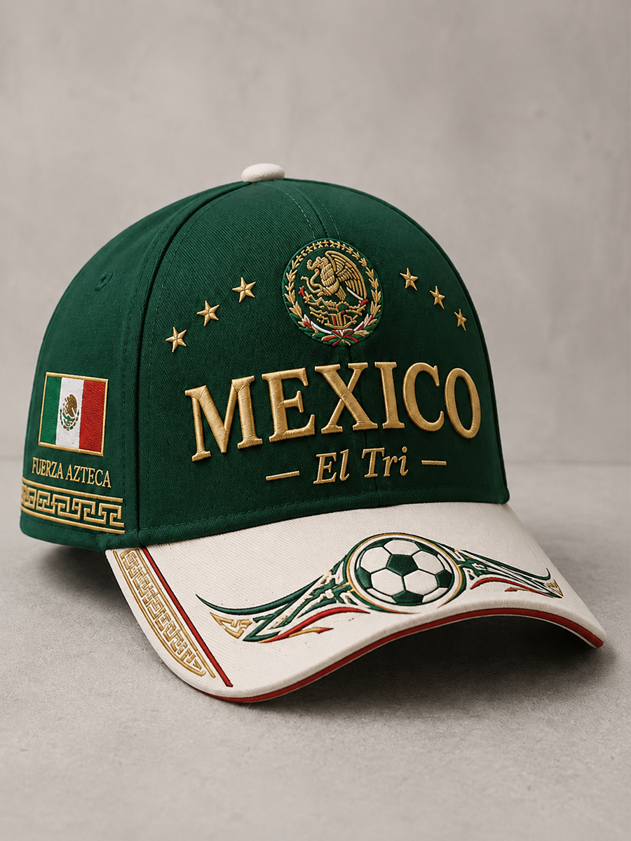 Unisex Mexico Pride Art Printed Hat gracestitchs