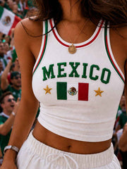 Women's Gift For Football Fans Print Casual Vest