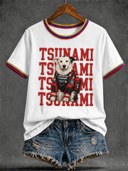 Women's Venezuela Hero Dog Tsunami Patriotic Dog Lover T-Shirt gracestitchs