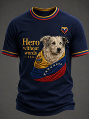 Men's Venezuela Hero Dog Tsunami Patriotic Dog Lover T-Shirt gracestitchs