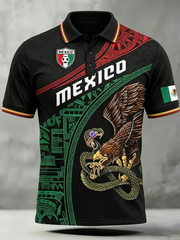 Men's Mexico Printed polo shirt gracestitchs