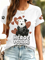 Women's Venezuela Hero Dog Tsunami Patriotic Dog Lover T-Shirt