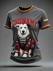 Women's Venezuela Hero Dog Tsunami Patriotic Dog Lover T-Shirt