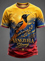 Men's Troupial Venezuela Strong Printed T-shirt