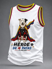 Men's Venezuela Hero Dog Tsunami Patriotic Dog Lover vests gracestitchs
