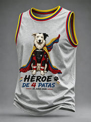 Men's Venezuela Hero Dog Tsunami Patriotic Dog Lover vests gracestitchs