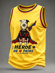 Men's Venezuela Hero Dog Tsunami Patriotic Dog Lover vests gracestitchs