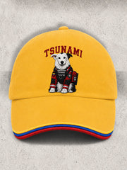Unisex Venezuela Hero Dog Tsunami Patriotic Dog Lover Print Cap gracestitchs