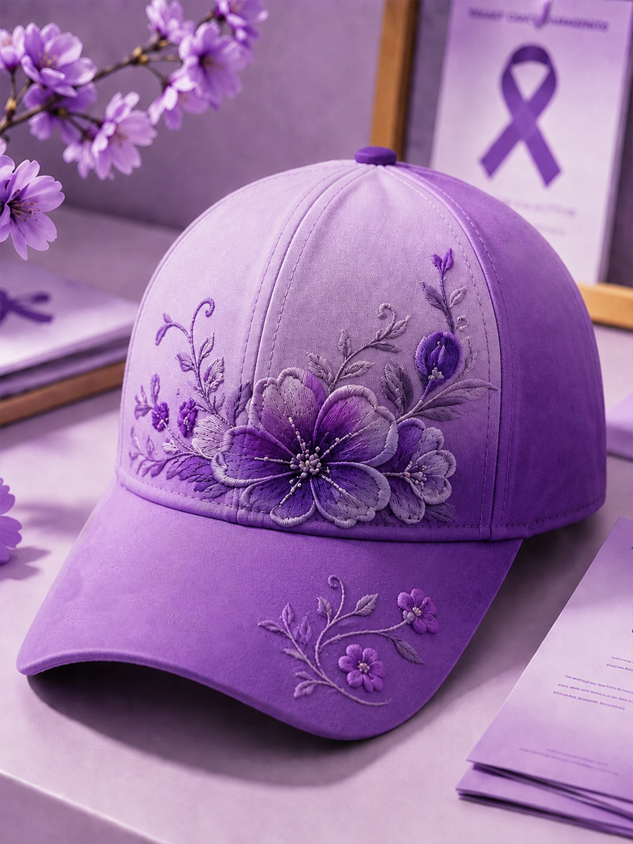 Unisex floral print Hat gracestitchs