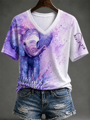 Women's Alzheimer's Disease Short-sleeved T-shirt gracestitchs