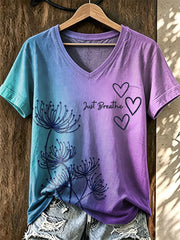 Women's Suicide Prevention Awareness Print T-shirt gracestitchs
