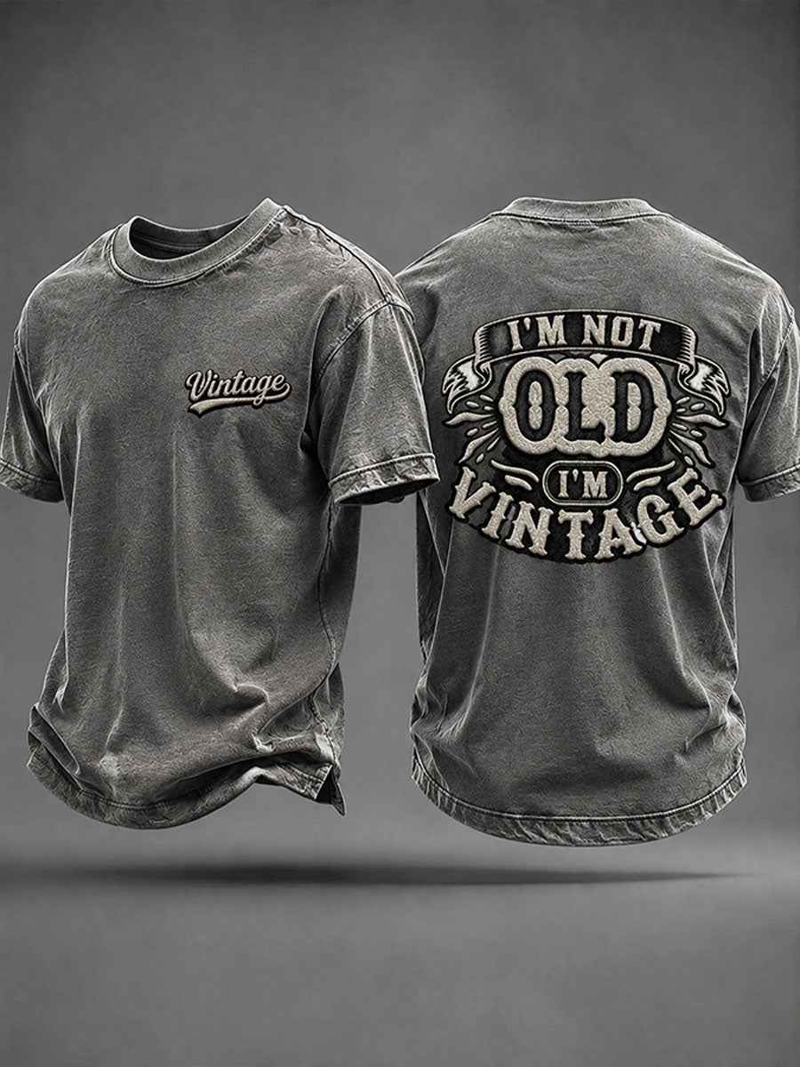 Men's 'I'm Not Old,I'm Vintage' Casual T-shirt