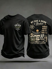 Men's 'my give a damn is broken' T-shirts gracestitchs