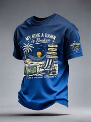 Men's My Give A Damn Is Broken T-Shirt gracestitchs