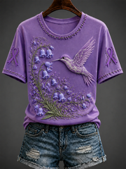 Women's Alzheimer's Disease Short-sleeved T-shirt gracestitchs