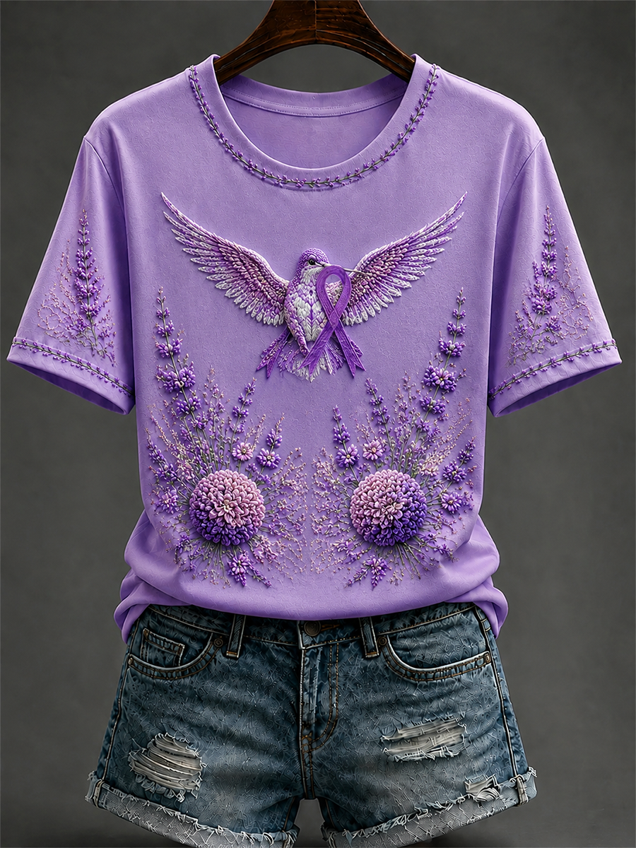 Women's Alzheimer's Disease Short-sleeved T-shirt gracestitchs