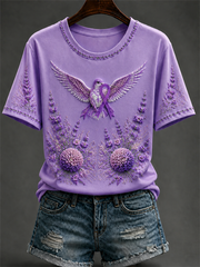 Women's Alzheimer's Disease Short-sleeved T-shirt gracestitchs