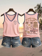 Women's Too Old To Care Club Tank Top