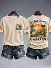 Women's Classy Lady Bbach Club T-Shirt