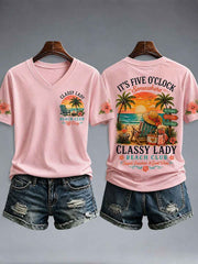 Women's Classy Lady Bbach Club T-Shirt