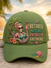 Unisex I'M RETIRED, NOT MY PROBLEM ANYMORE Design Print Hat gracestitchs