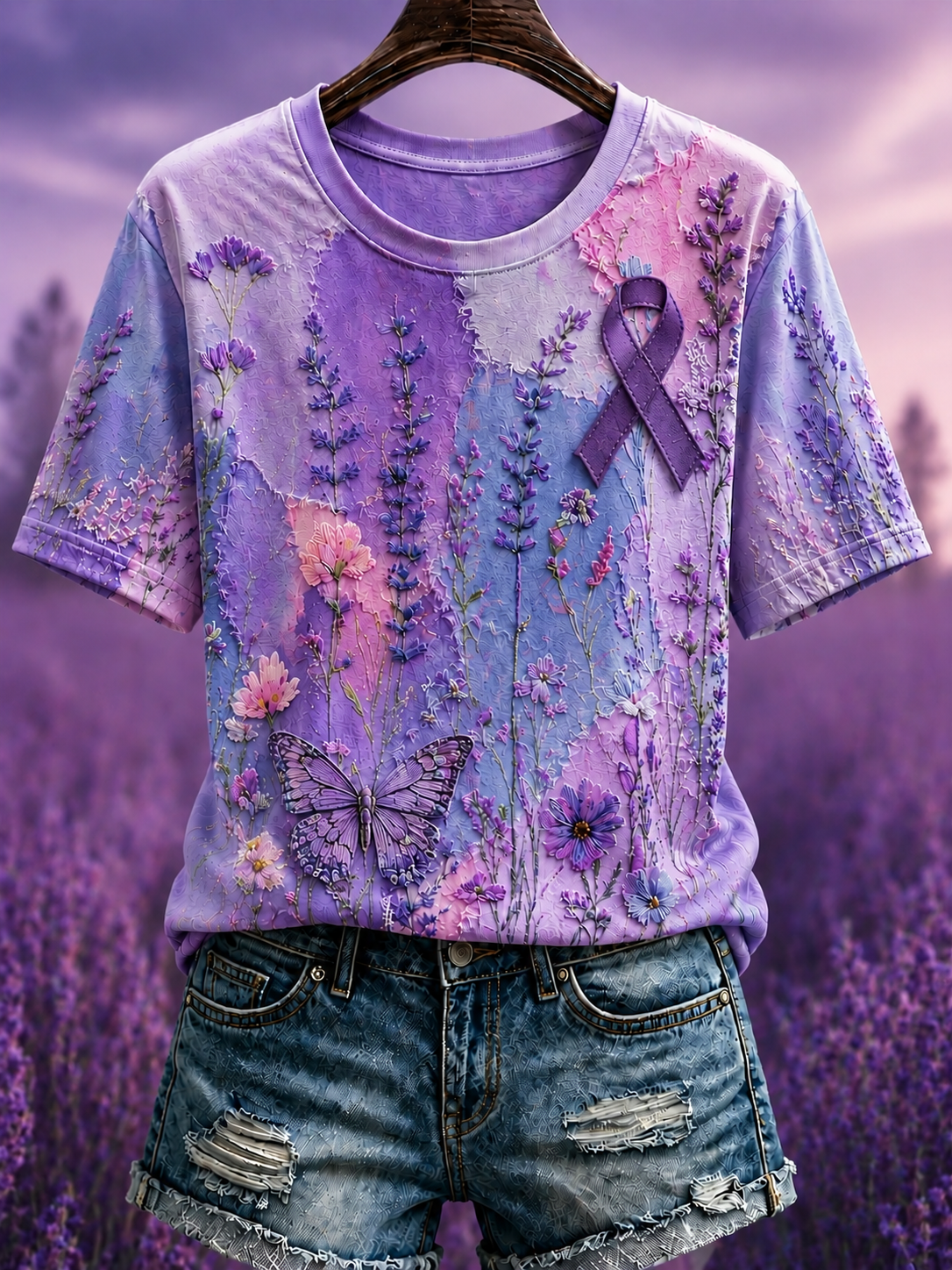 Women's Alzheimer's Disease Short-sleeved T-shirt gracestitchs
