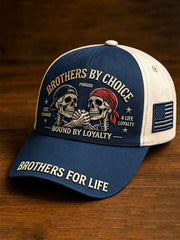 Unisex Retro Brotherhood Print Hat