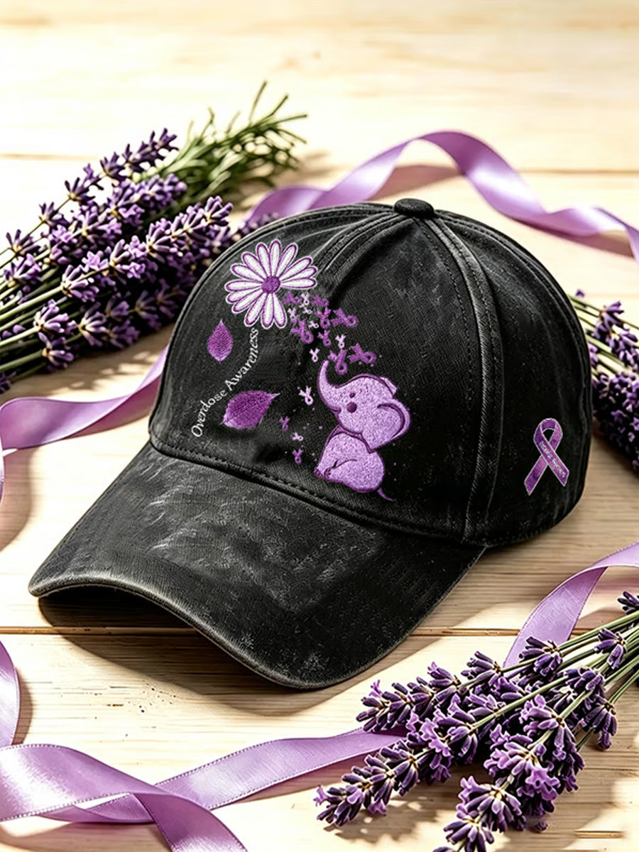 Unisex Overdose Awareness Print Hat gracestitchs
