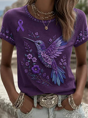 Women's short-sleeved T-shirt gracestitchs