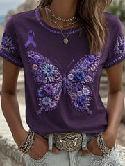 Women's short-sleeved T-shirt gracestitchs