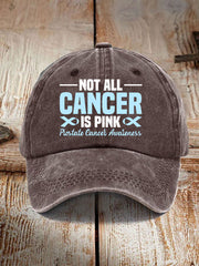 Prostate Cancer Awareness Print Casual Unisex Hat gracestitchs