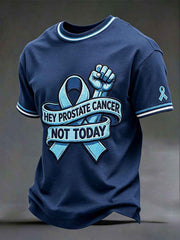 Men's 'Hey Prostate Cancer Not Today' T-shirts gracestitchs