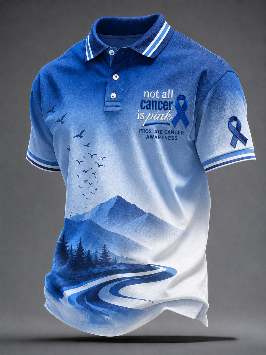 Men's 'Not All Cancer Is Pink Prostate Cancer Awareness' Tops gracestitchs