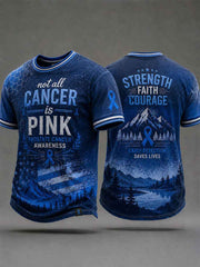 Men's 'not all cancer is pink prostate cancer awareness' T-shirts gracestitchs