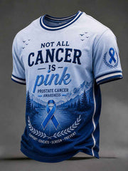Men's 'not all cancer is pink prostate cancer awareness' T-shirts gracestitchs