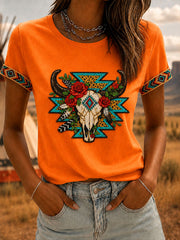 Women's Indigenous Art T-Shirt gracestitchs