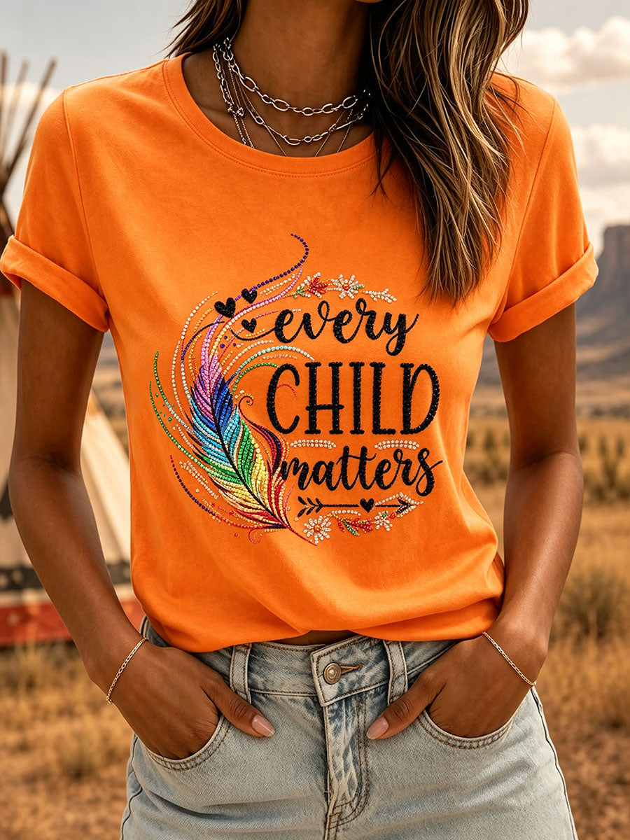 Women's Every Child Matters T-shirt gracestitchs