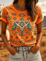 Women's Indigenous Art T-Shirt gracestitchs