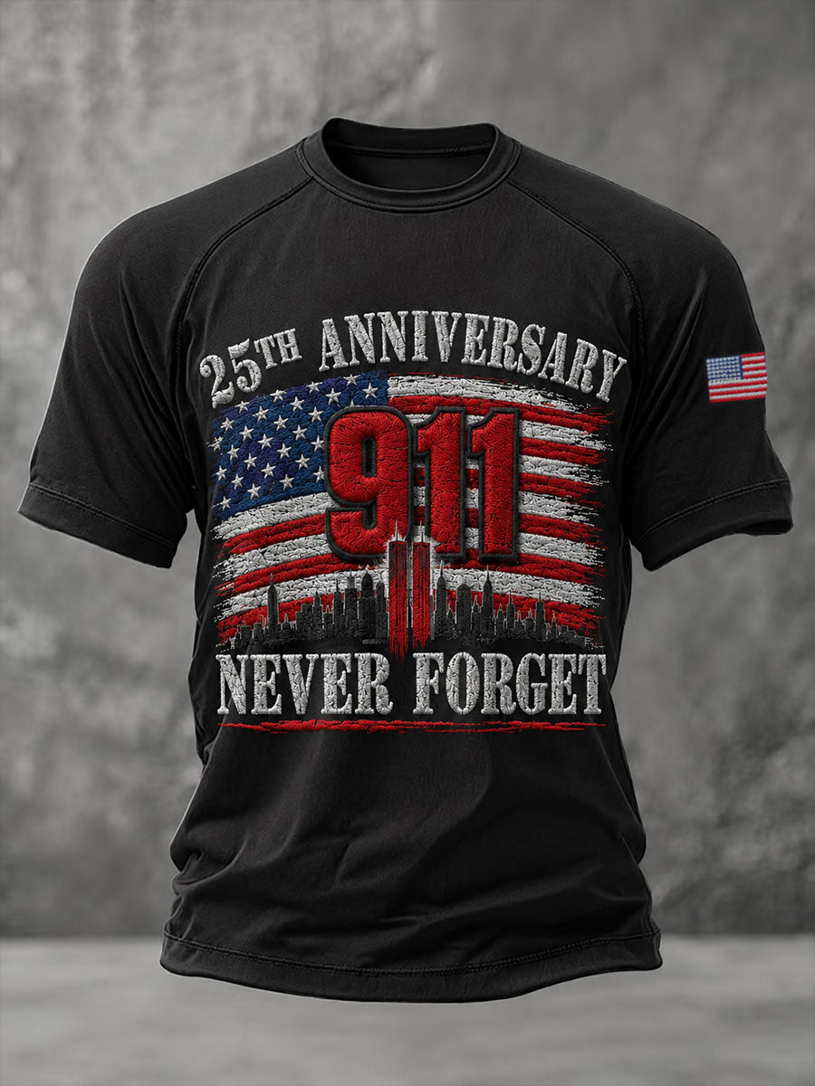 Men's 9.11 Never Forget Short Sleeve T-shirt gracestitchs