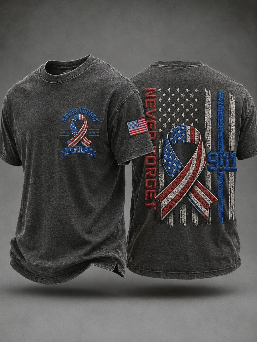 Men's 9.11 Never Forget Short Sleeves T-shirt gracestitchs