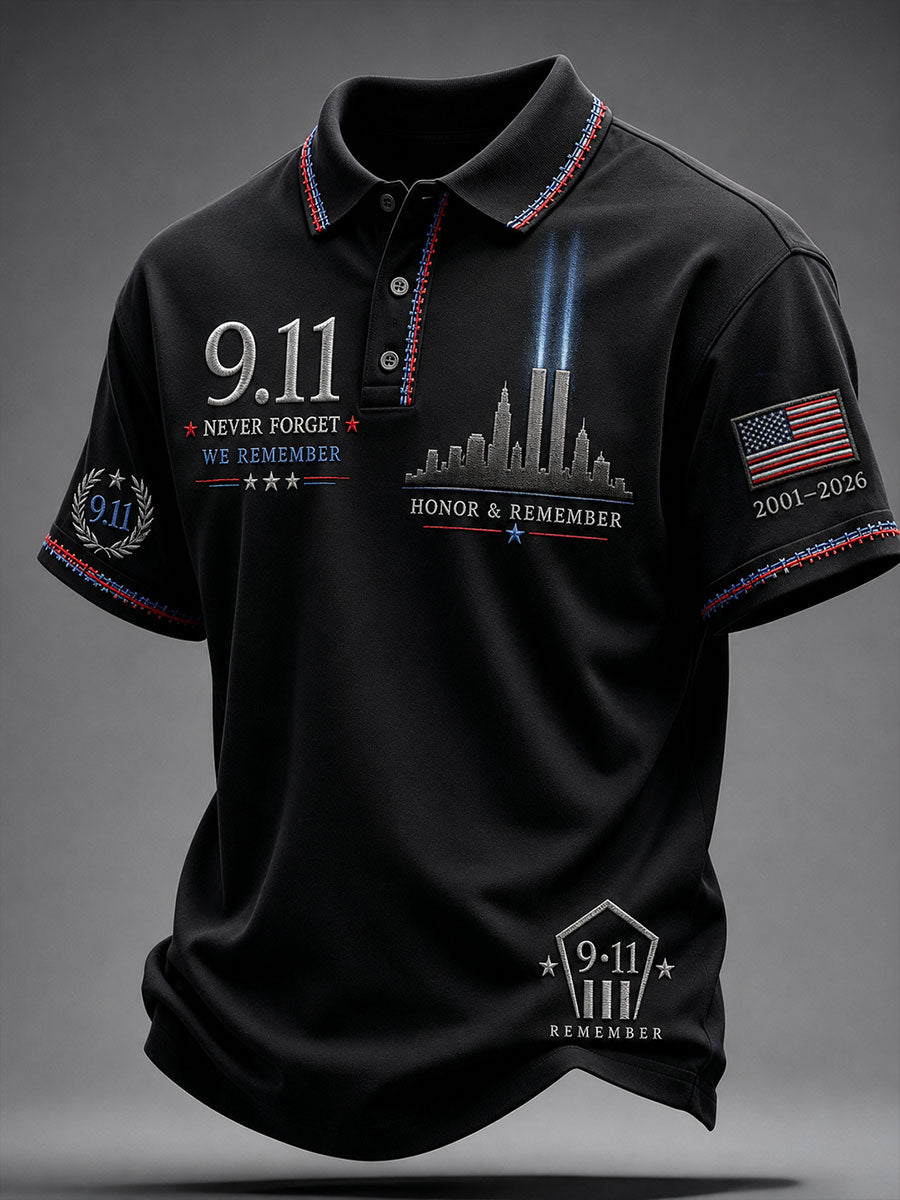 Men's 9.11 Never Forget Shirt gracestitchs