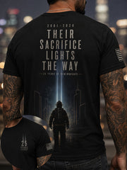 Men's 9.11 Never Forget Printed T-shirt gracestitchs