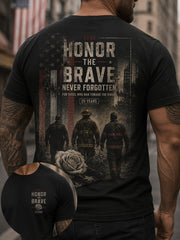 Men's 9.11 Never Forget Printed T-shirt gracestitchs