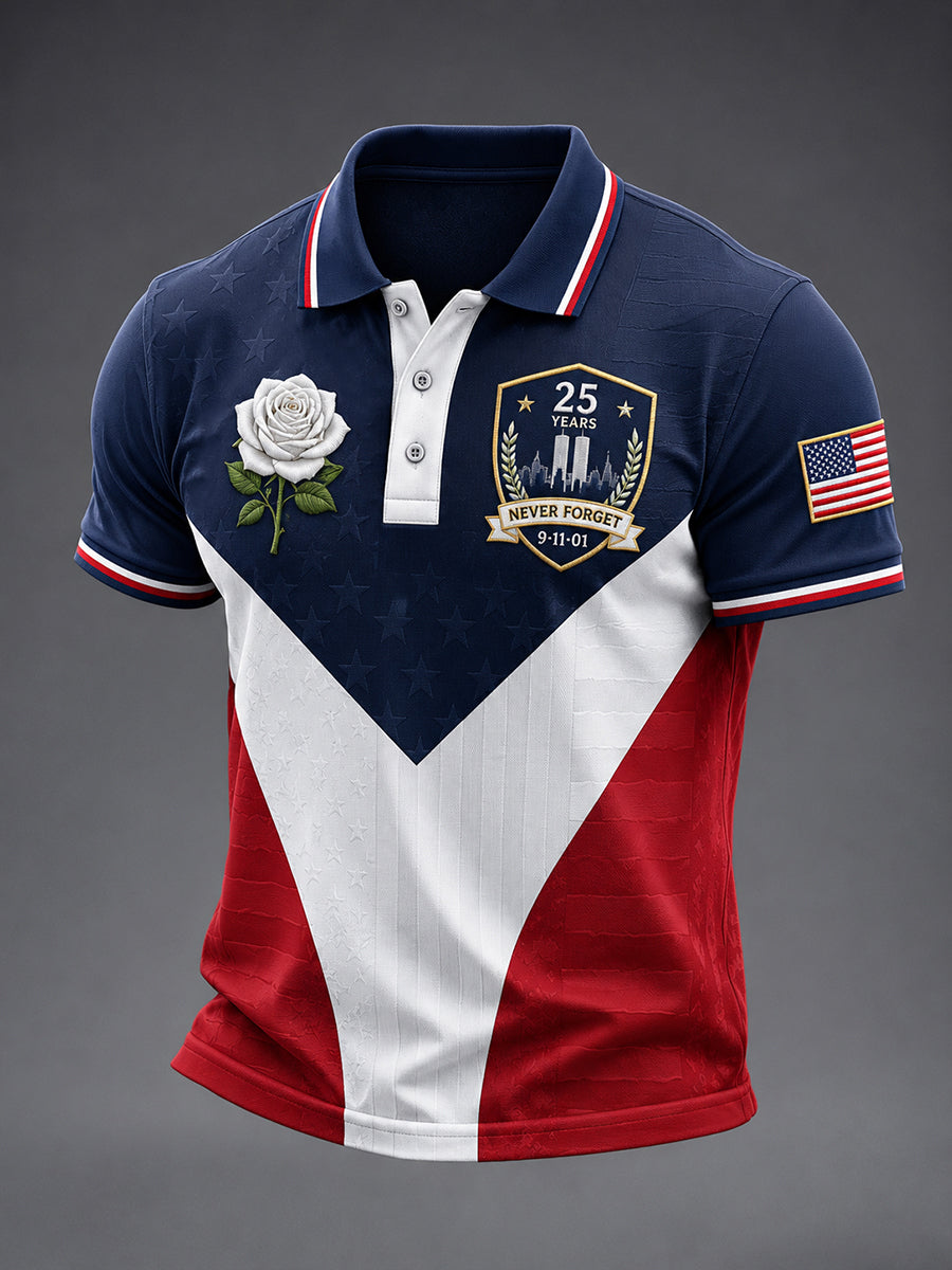 Men's 9.11 Never Forget Printed Shirt gracestitchs