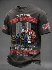 Men's 9/11 Incident Short Sleeves T-shirt gracestitchs