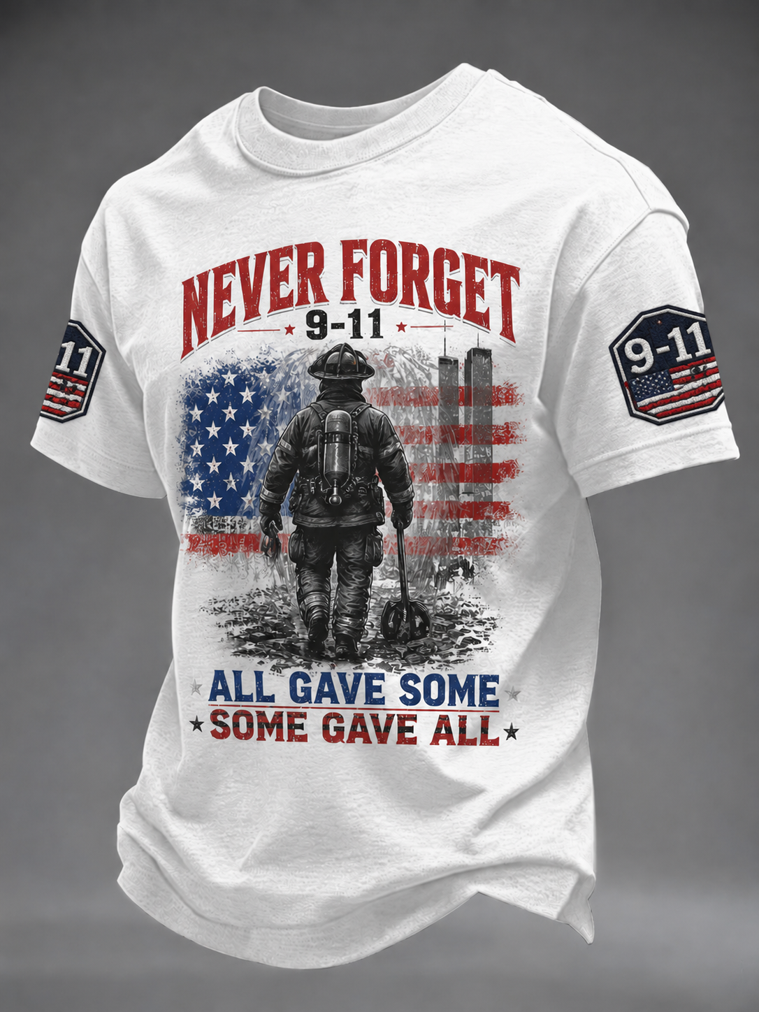 Men's 9/11 Incident Short Sleeves T-shirt gracestitchs