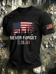 Men's 9.11 Never Forget Printed T-shirt gracestitchs