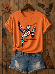 Women's Every Child Matters Printed Casual T-Shirt gracestitchs